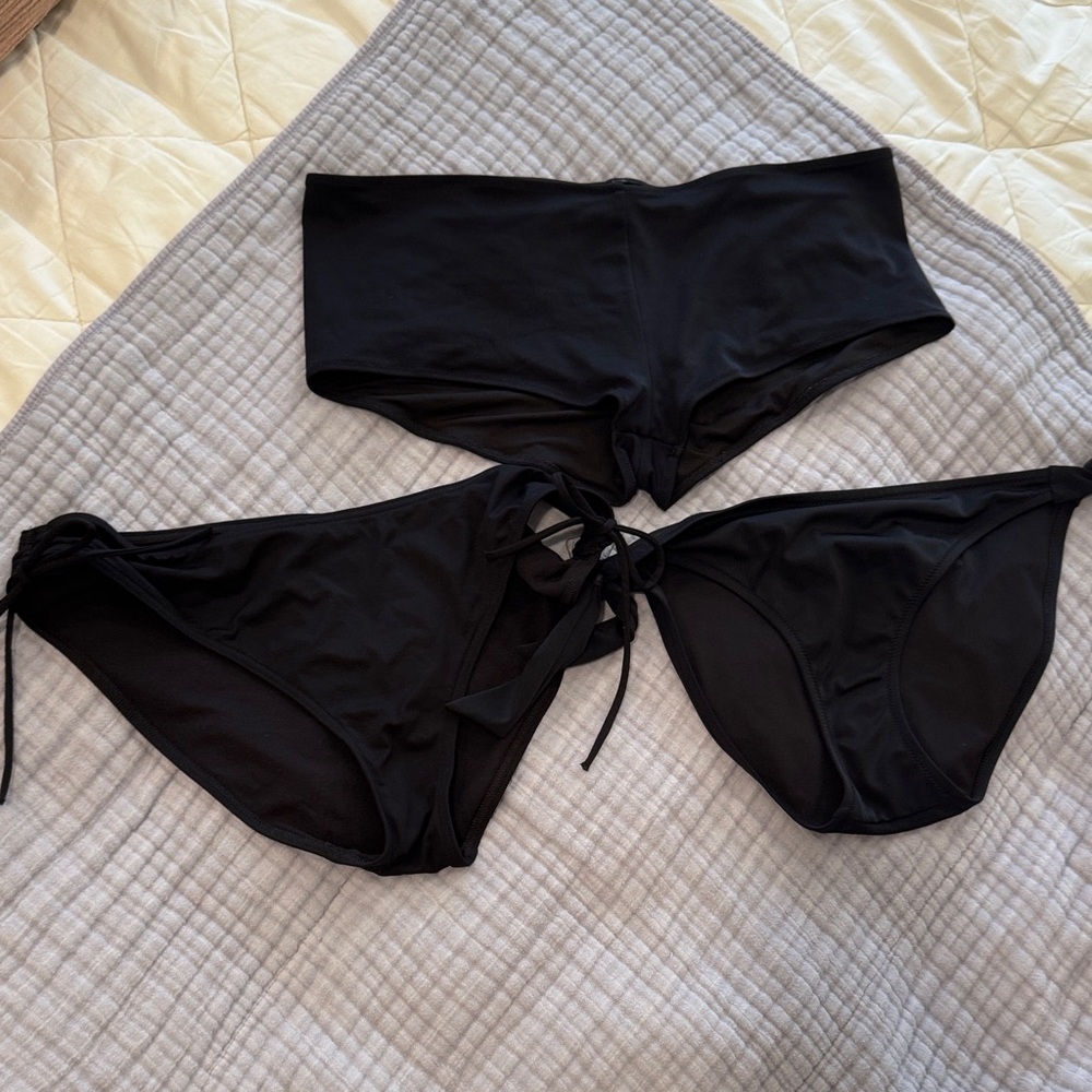 Victoria's Secret Elegant Black Bikini Set of 3